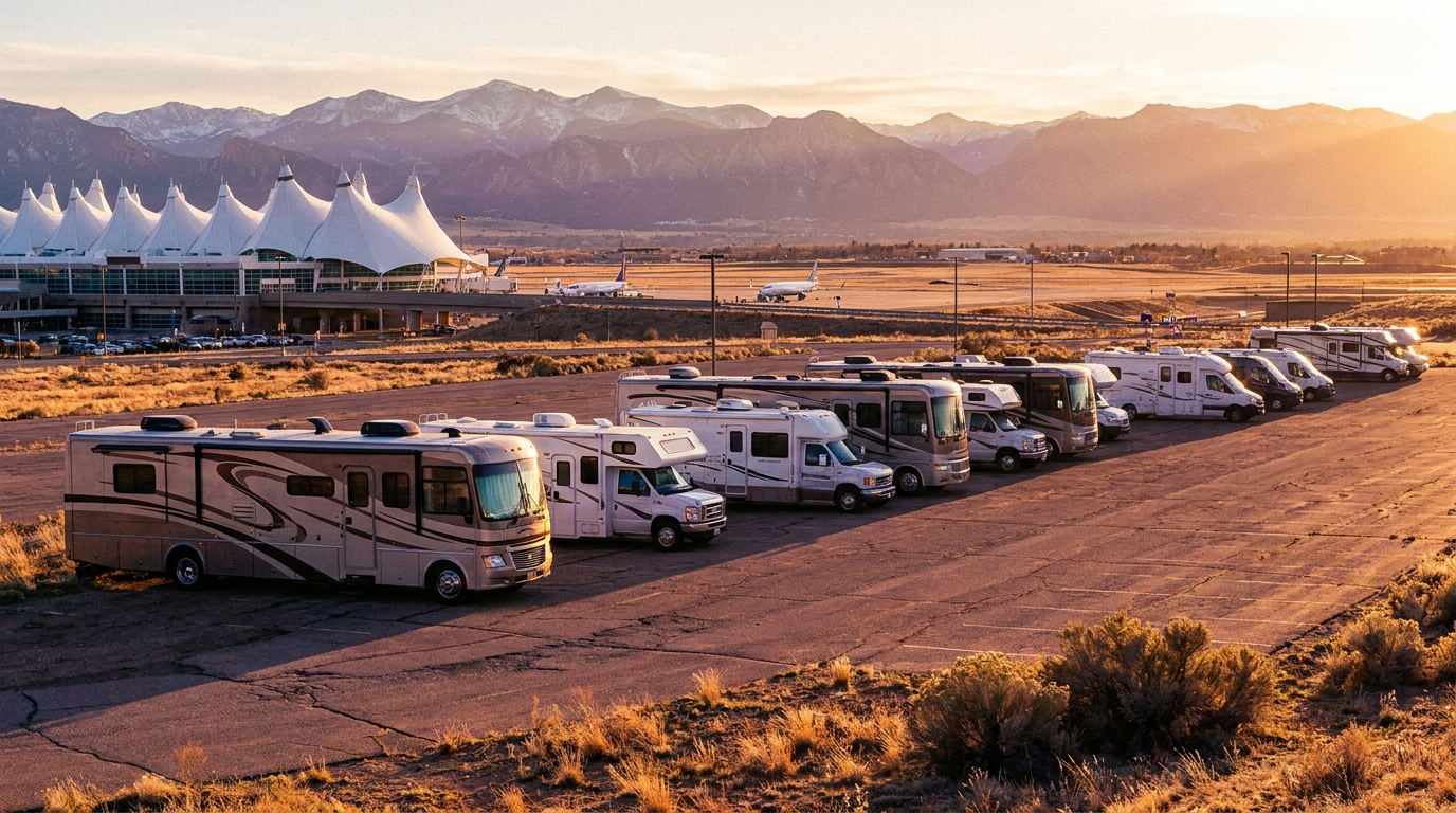 Map for Airport RV Rental Comparison in Denver - Pickup Suppliers 2026